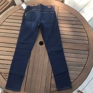 PAIGE “Skyline Ankle Peg” Jean in Zade wash